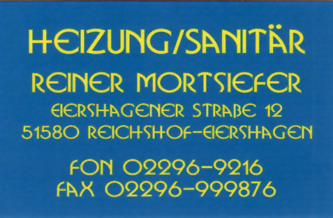 Heizung & Sanitär<br>Reiner Mortsiefer